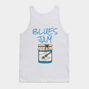 Blues Jam, Electric Guitar, Guitarist Musician Tank Top